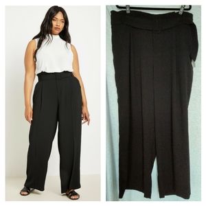 NWT Eloquii Paper Bag Waist Wide Leg Pant